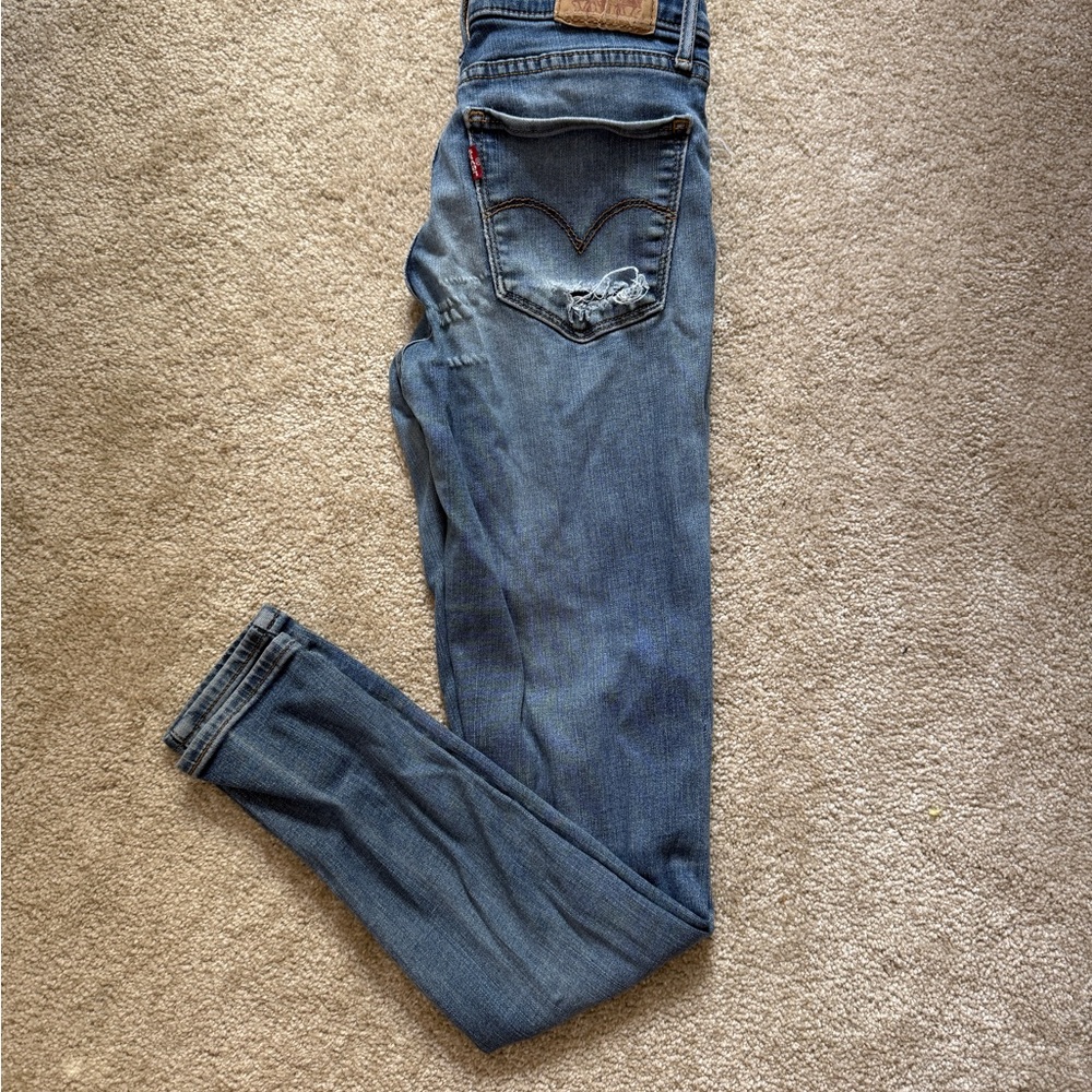 Levi's Classic Blue Skinny Jeans for Women